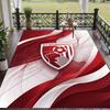 Soft Floor Carpet Bournemouth Football Pattern Area Rug Decorative Mat For Home Room Decoration