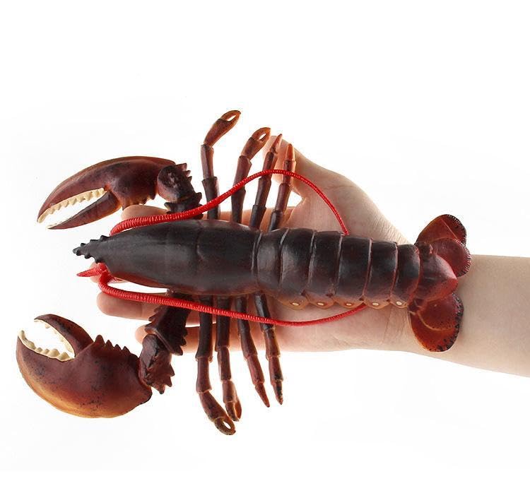 [Nekogamiyama] Lobster Sea Fish Figurine Model Miniature Ornament Decor Collector's Model