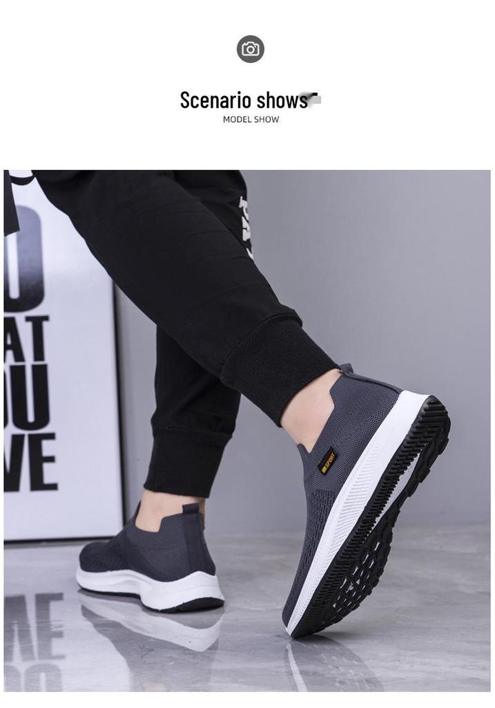 2025 Spring/Summer Breathable Mesh Slip-On Casual Sports Shoes