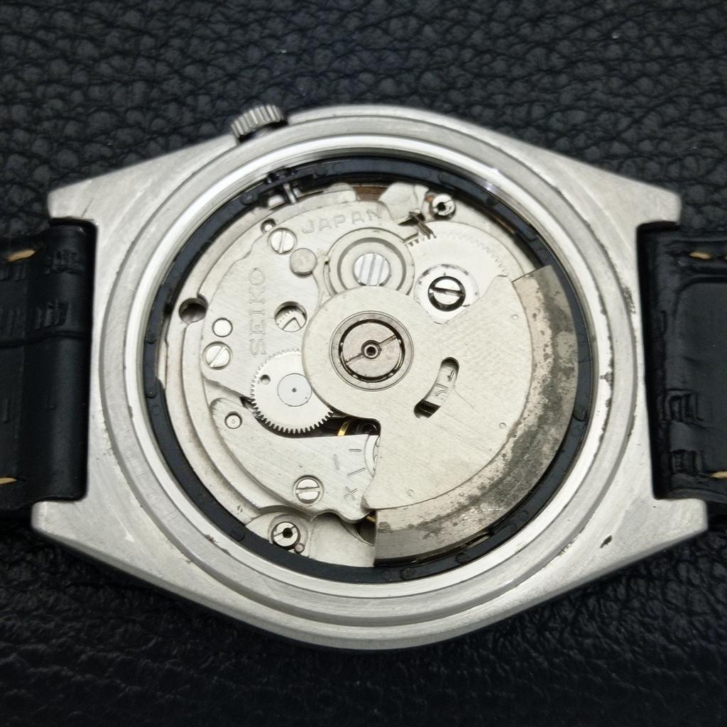 SEIKO 5 AUTOMATIC VINTAGE JAPAN 7009A MENS WHITE COLOR DIAL WATCH a700560-5 R203-a700560