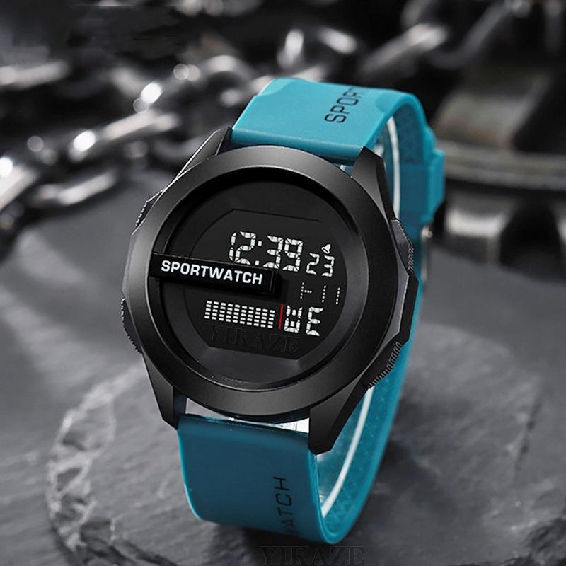 POSHI Sport Watch for Man Luxury Digital Wristwatch Stopwatch Luminous with Date Week Original Waterproof Clock free shipping