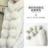 Customized autumn and winter imitation fox hair scarf with hairball plush versatile long scarf thickened warm plush shawl