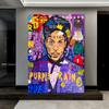 Purple Rain Prince Pop Graffiti Kunst Leinwand Malerei Poster und Drucke Abstrakte Straße Wand Kunst Bild Home Dekoration Cuadros