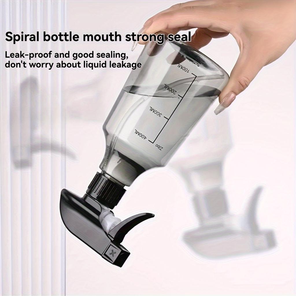 1Pc 16.91oz Transparent Plastic Pressure Sprayer With Black Handle - Dual Mode DC/Spray Suitable For Watering Plants And Home Disinfection Durable
