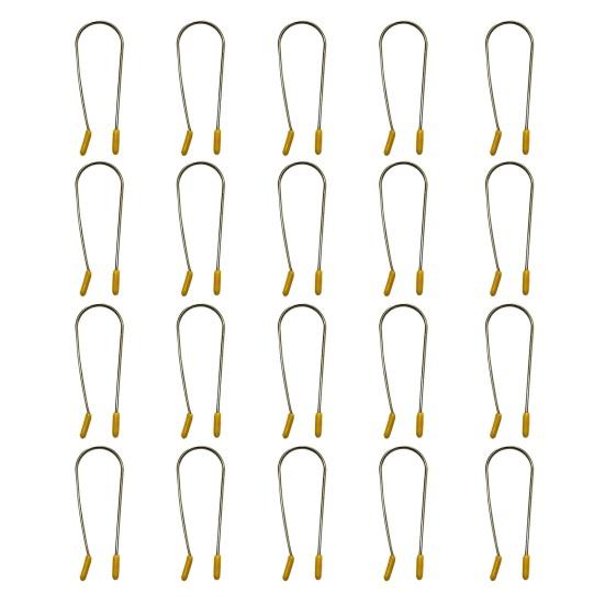 20Pcs Hot Roller Clips Hot Curler U-shaped Clip Replacement Kit Heated Roller Securing Pins Fits All Sized Rollers Curlers