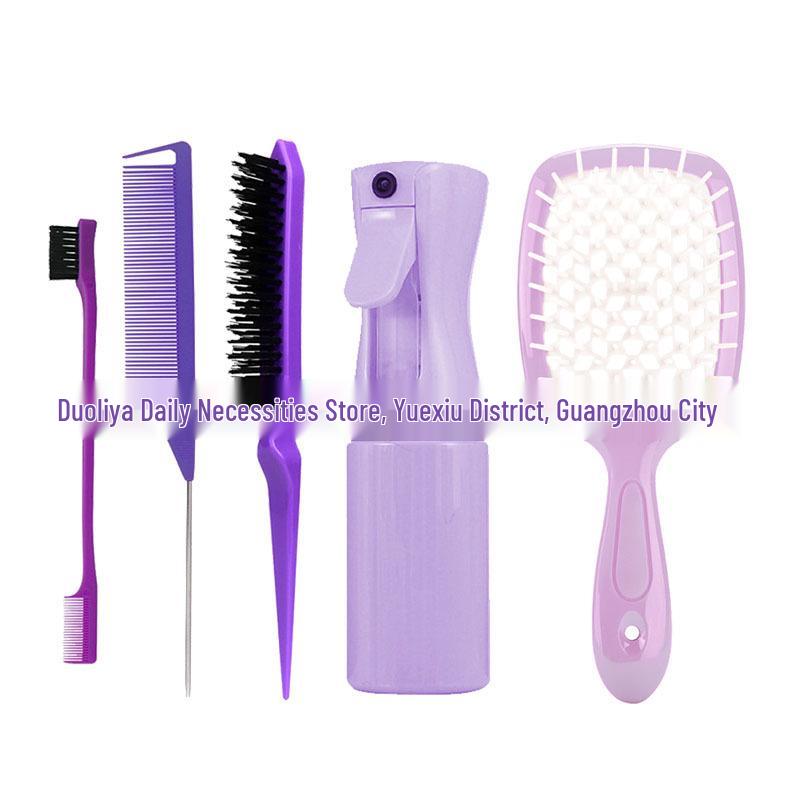 Bestseller Haarstyling-Set: Toupierbürste, Balayage-Kamm, Sprühflasche mit kontinuierlichem Sprühstoß, Werkzeug für Haarverlängerungsnadel