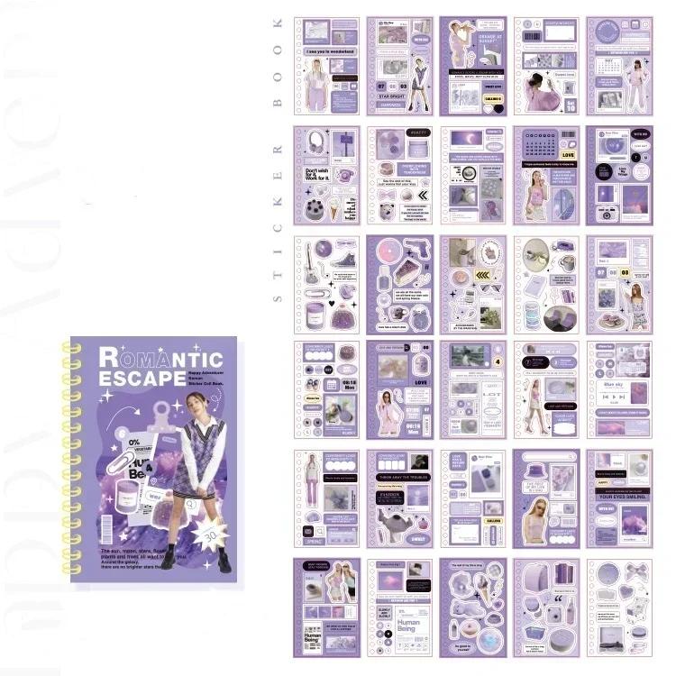 

30sheets Kawaii Japanese Cute Die Cut Girl Sticker Book Personalized Label Background Decoration Stickers DIY Scrapbook Collage