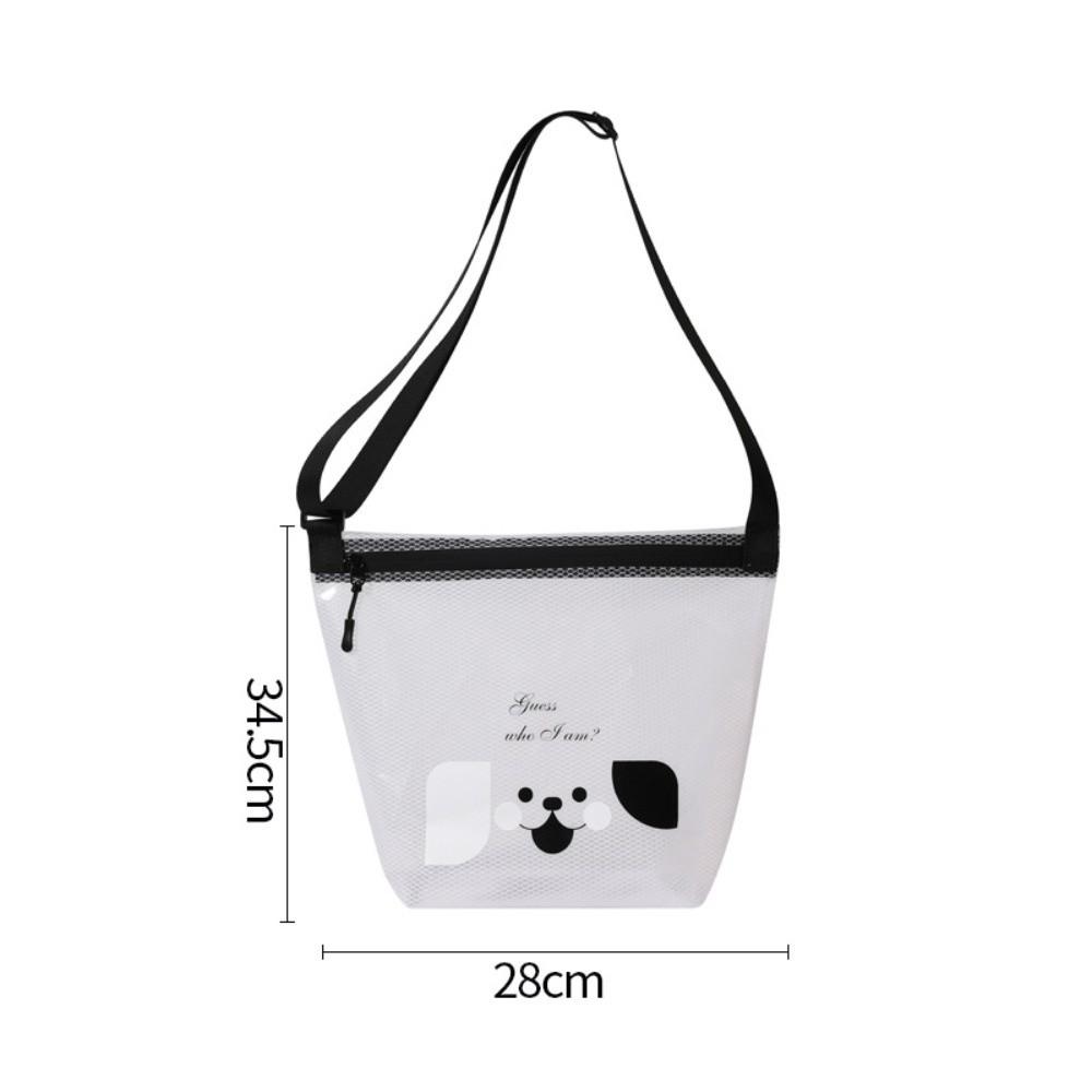 New Waterproof Transparent Makeup Bag PVC Crossbody Gym Swim Bag Large Capacity Toiletry Wash Bag Travel