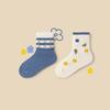 Mini Balabala Girls' Flower Socks - 2 Pair Set