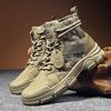 Fashion Men Boots Casual Outdoor Desert Boots Autumn Fashion Camouflage Lace-up Platform Shoes Man  Botas Masculina Zapatos Hombre
