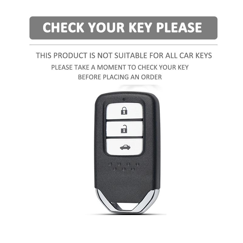 3 Buttons Silicone Car Fob Key Cover Protect Skin Case Holder for Honda Fit City Greiz Jazz XRV Venzel HRV CRV Remote Keychain