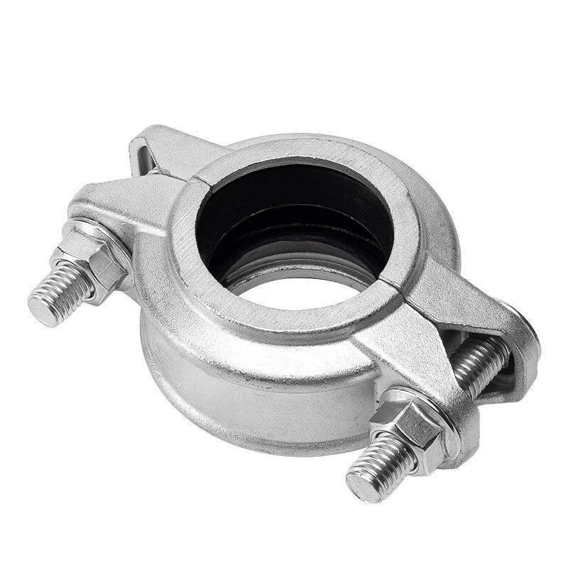 304 Stainless Steel Grooved Pipe Clamp with EPDM Seal
