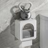 Splash-Proof Paper Towel Box Wall-Mounted Tissue Holder Creative Toilet Paper Rack  for Home