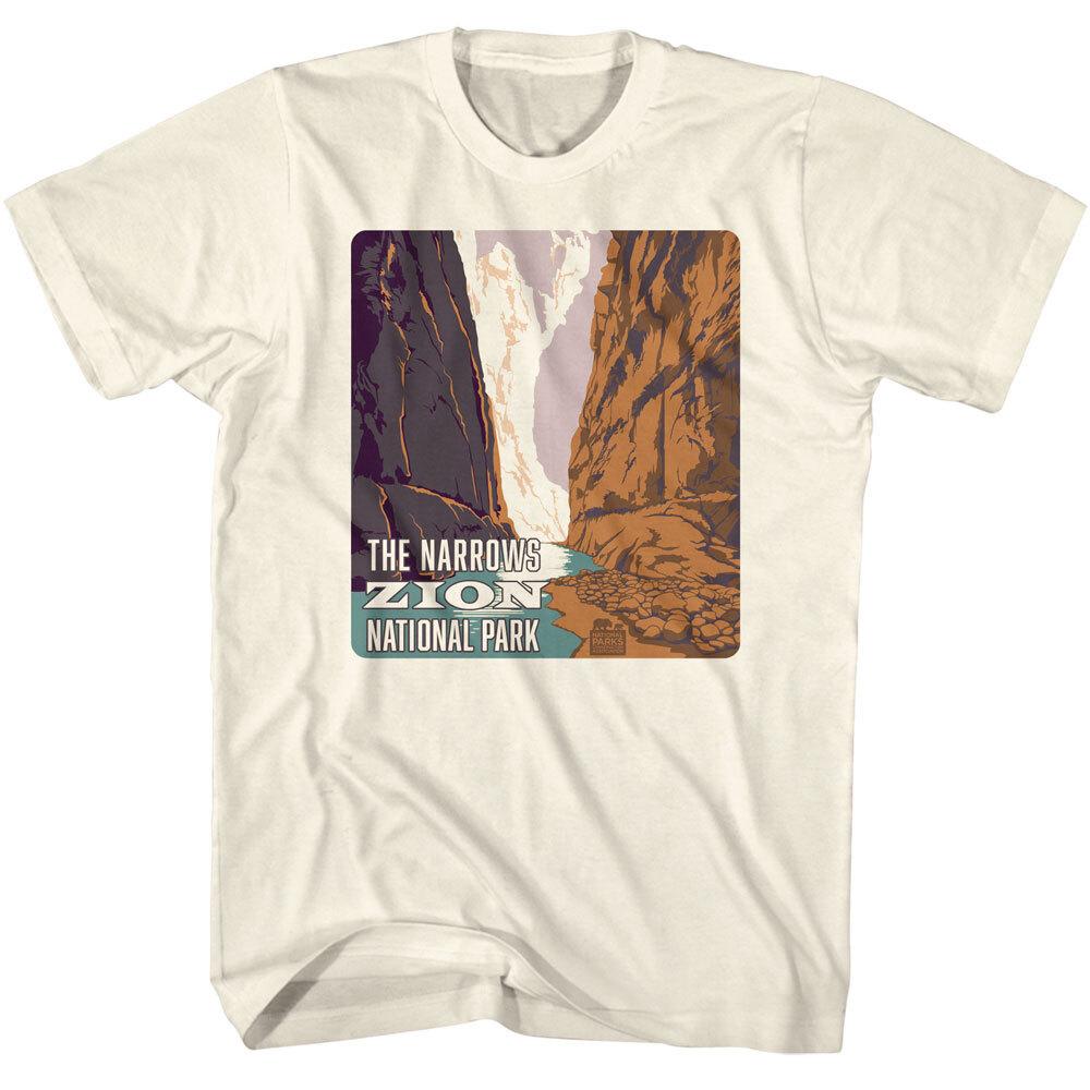 United States National Parks The Narrows Zion Utah Premier Hikes Men T Shirt S