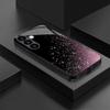 Pink Glitter Pattern Tempered Glass Phone Case Suitable for Samsung Galaxy S26 S25 S24 S22 S21 S20 FE/Ultra/Plus Anti Drop