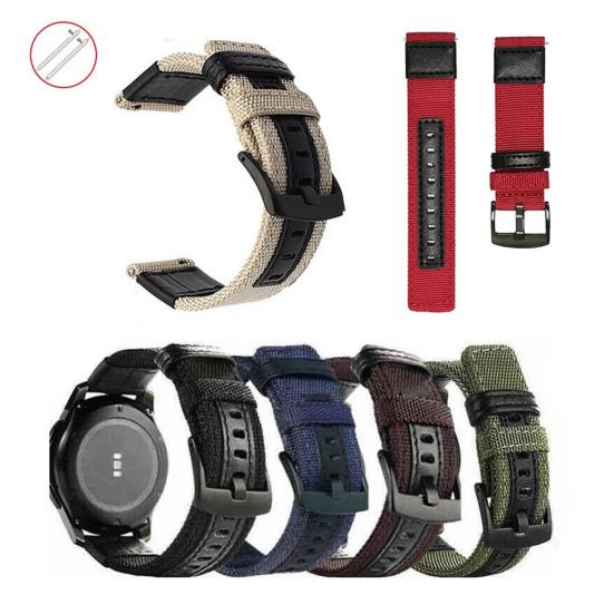 20/22mm Nylon gewebt Uhrenarmband Armband Armband Ersatz für Samsung S3