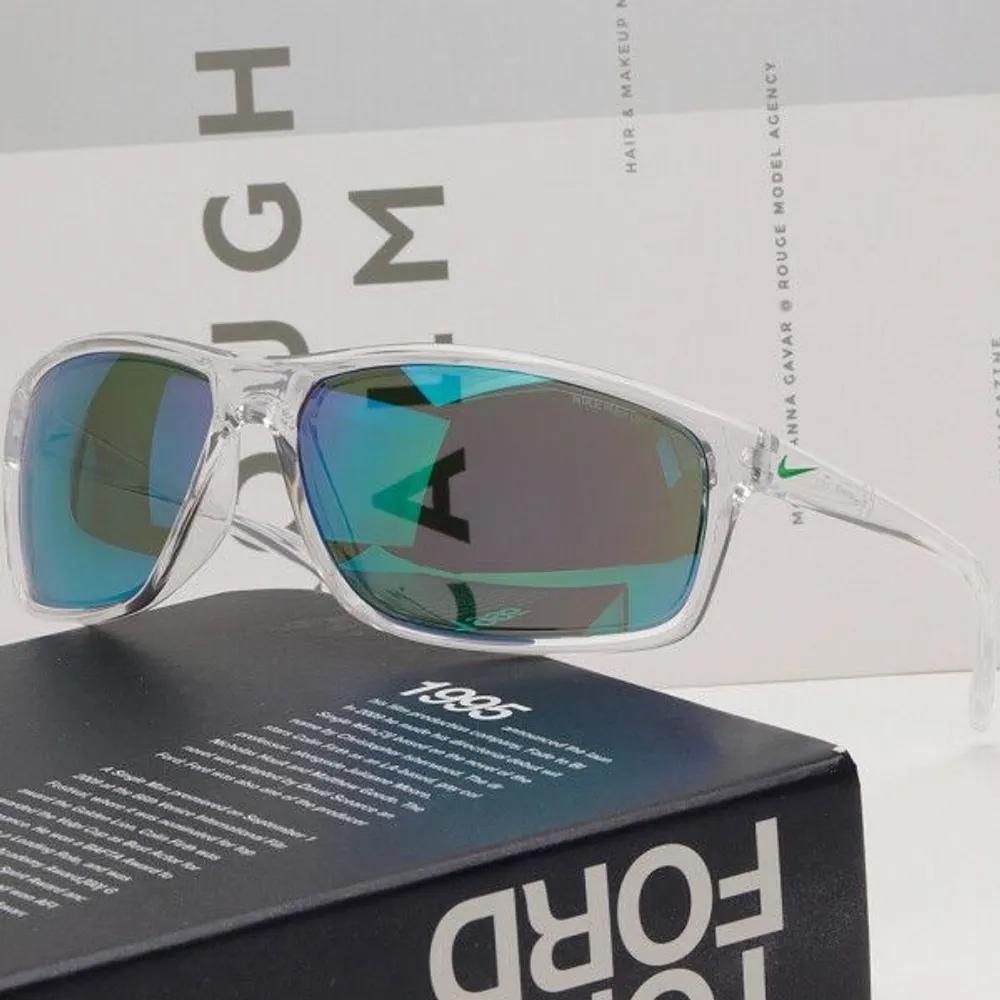 Sunglasses EV1113 901 Adrenaline M Clear Horn-rimmed Green Mirror Sporty Fashion Jogging
