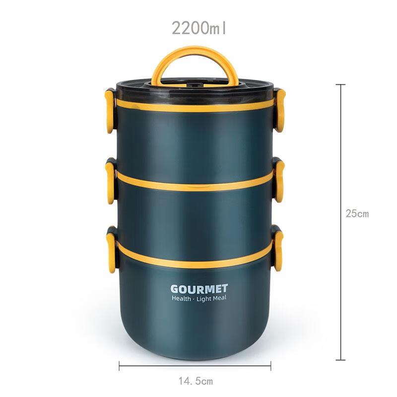 Qianxing 304 Stainless Steel Layered Lunch Box Set