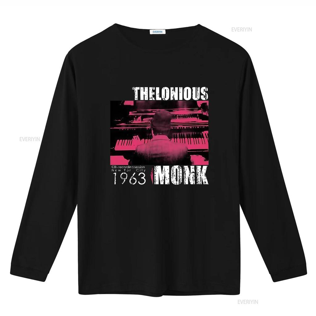 THELONIOUS MONK CBS Sessione di Registrazione New York City 1963 T Shirt da Uomo S M L XL 2XL Hi Fidelity Merch vintage Lavata