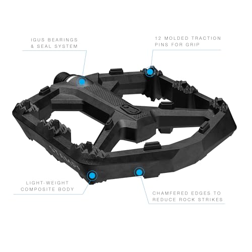 CRANKBROTHERS Stamp 0 Large Pedals, Black