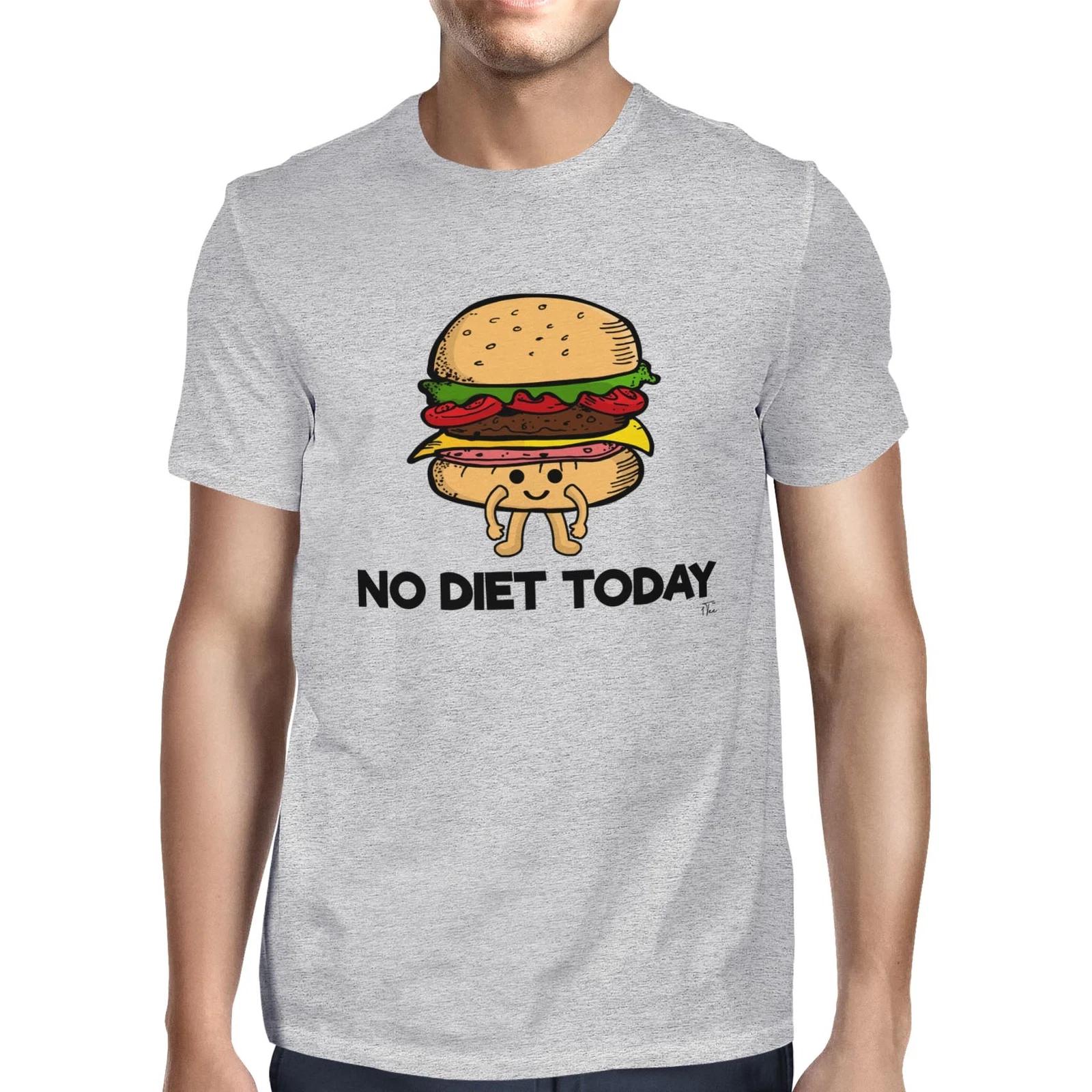 1Tee Mens No Diet Today Burger T-Shirt XXXXL