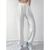 Solid Loosecasual Lace-up Lounge Pants Pure Color Loose Casual Lace up Sweatpants