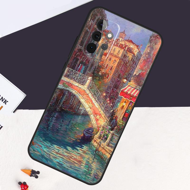 

Travel italy Street Venice Case For Samsung Galaxy A54 A34 A14 A53 A13 A33 A73 A12 A22 A32 A52 A52S A51 A71 A50 Cover Coque Samsung A73 5G