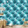 Wallpaper Ink Turquoise, Celadon, Navy Blue and Blue 50x1000