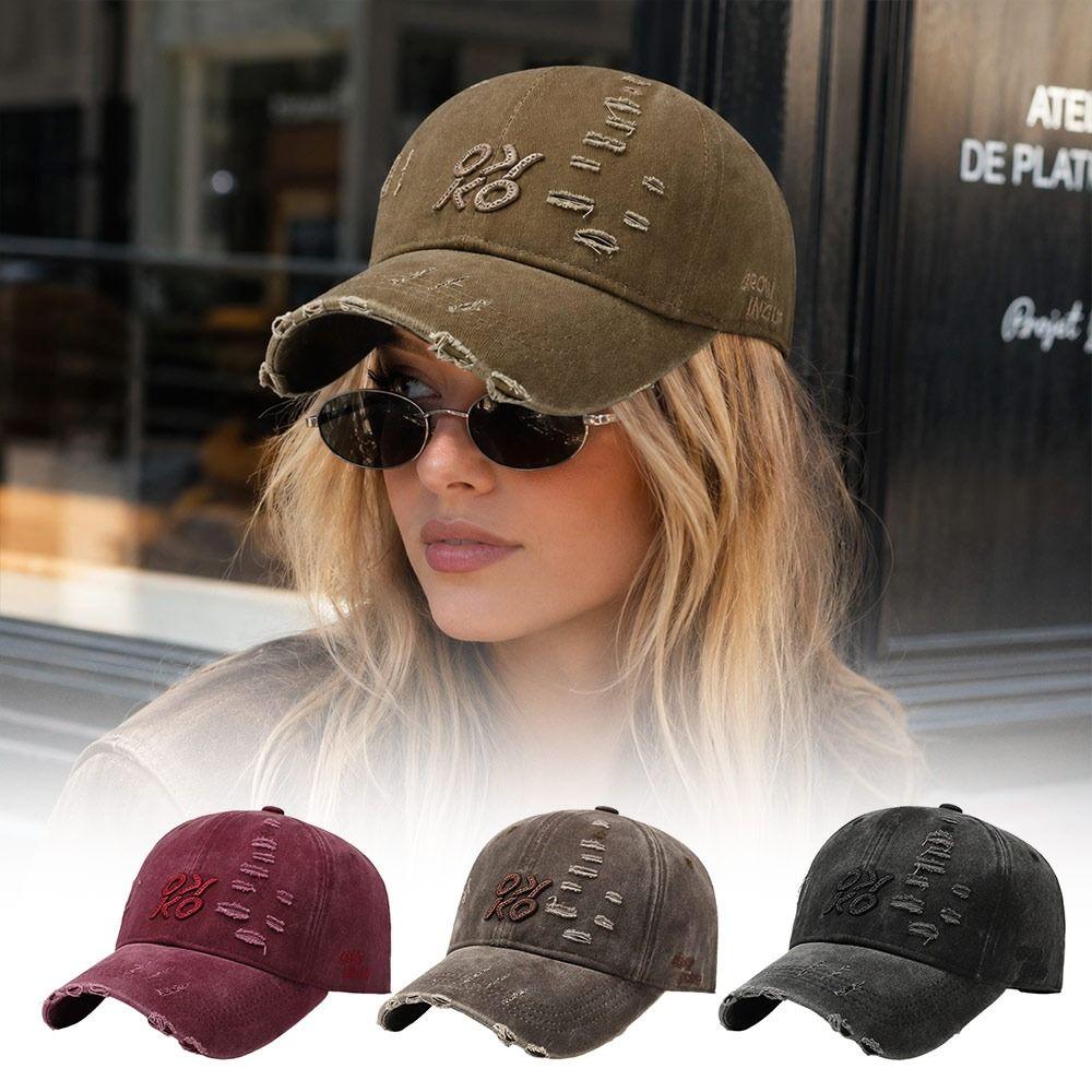 Cotton Baseball Cap Breathable Snapback Hat Casual Visor for Men Women