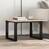 VidaXL Coffee Table O-Frame, Side Table, Sofa End Table, Living Room Furniture, 60x60x40 Cm Pine Wood 3282660