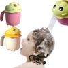 Cartoon Animal Shape Baby Shampooing Cup Thick Baby Shower Waterfall Rinser  Wash Hair