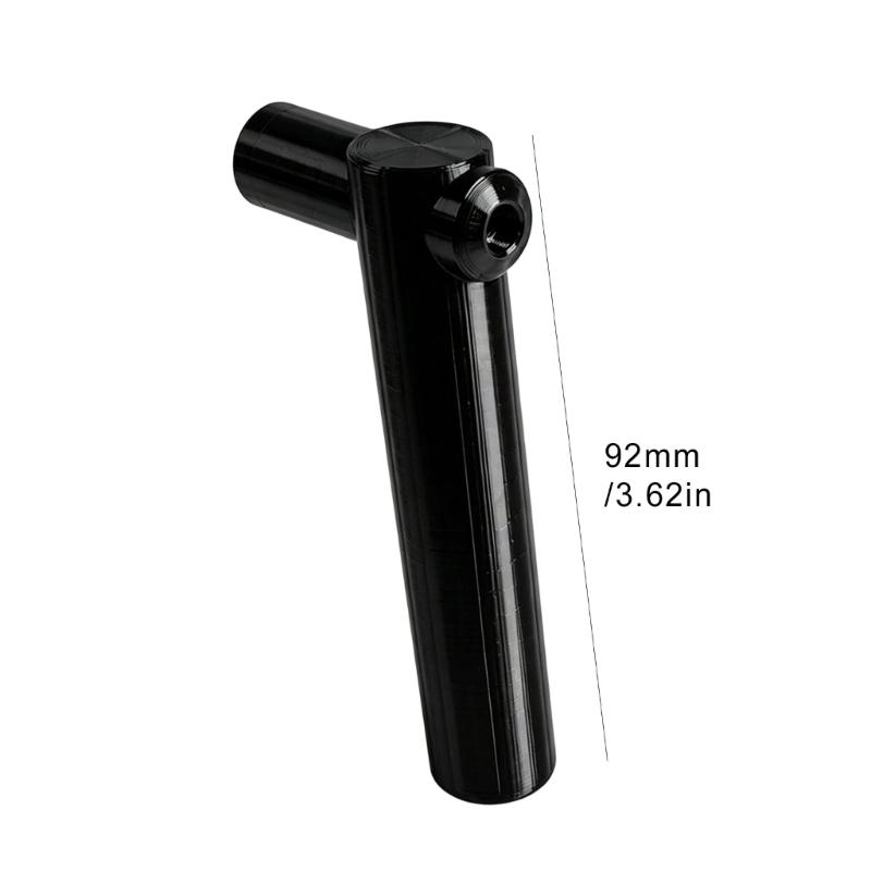 Coffee-Machine Milk Pitcher Handle Replacement, Black PLA Cylindrical Grip and Right-Angle Form for a Worn or Damaged Pitcher Handle
