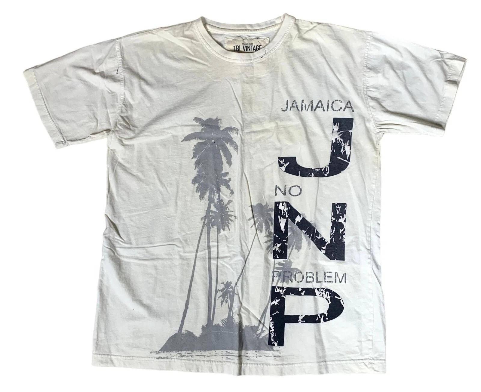 Jamaica No Problem JNP 100% Cotton T-Shirt Size XL S