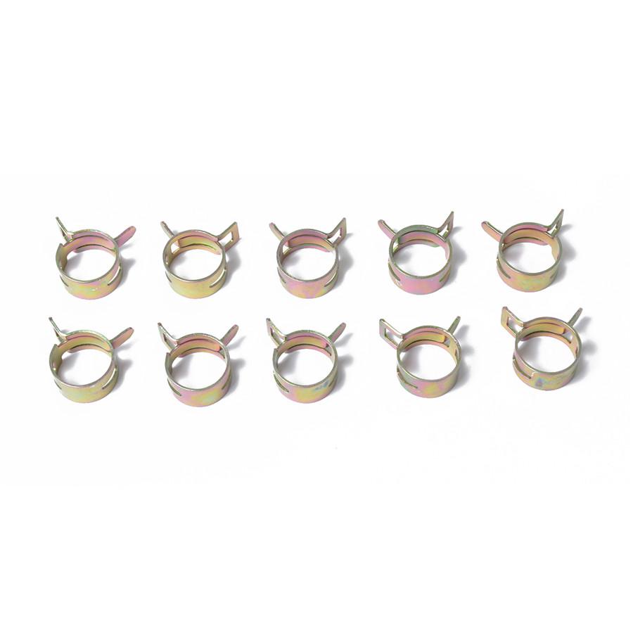 80PCS Spring Clip Fastener UNIVERSAL For Car Fuel Line Hose Water Pipe Air Tube