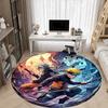 1pc Kakashi Office Round Area Rug, Under Office Chairs Bedroom Living Room Home Decor, Room Decoa1022105
