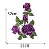 1pcs Embroidered Applique Sewing Flower Fabric Patch DIY Crafts Accessories