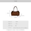 Autumn and Winter Retro Large-capacity Suede Bag Women's New Casual Commuting Shoulder Bag Portable Tote Bag