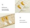 Cross-Border Irregular Pearl Long Earrings - European & American Retro Design, Versatile & Elegant.