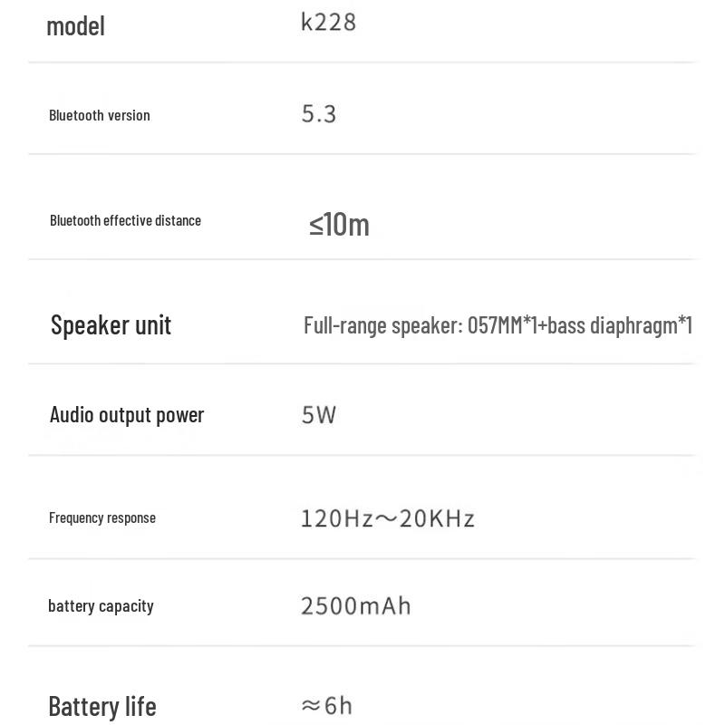 Newman K228 Portable Bluetooth Speaker