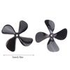 2 Stück 4mm RC-Boot Vierblatt-Paddel Vorwärts-/Rückwärts-Boots-Propeller Hochfeste Schraube D50/55/60/70mm