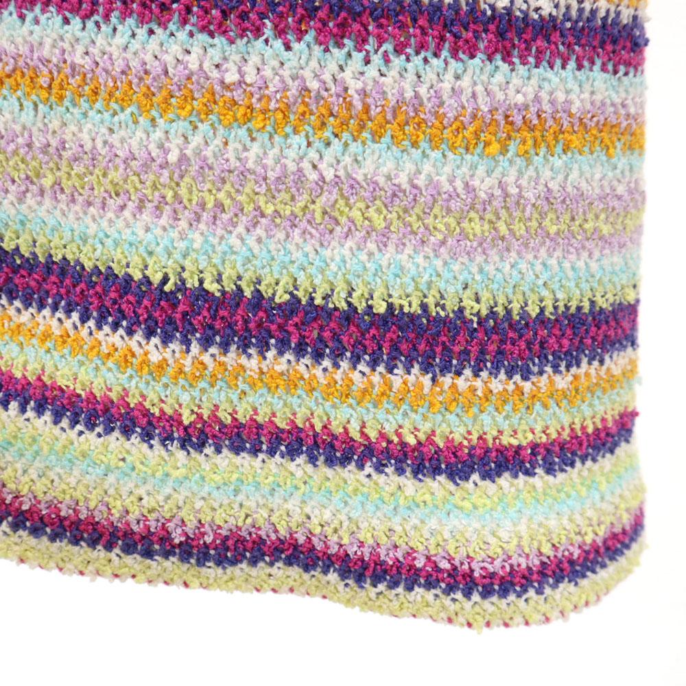 Missoni made in Italy Border Pattern Long sleeve sweater 44 knit Women Used