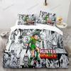 Hunter X Hunter 3D Bedding Set Japanese Anime Twin Queen King Quilt Cover Pillowcases Polyester for Boys Cover Sets Luxury Gift7