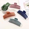 13CM Korean Solid Color Large Hair Claw Elegant Acrylic Ponytail Clip Hairpins Barrette Crab for Women Girls Hair Accessories
