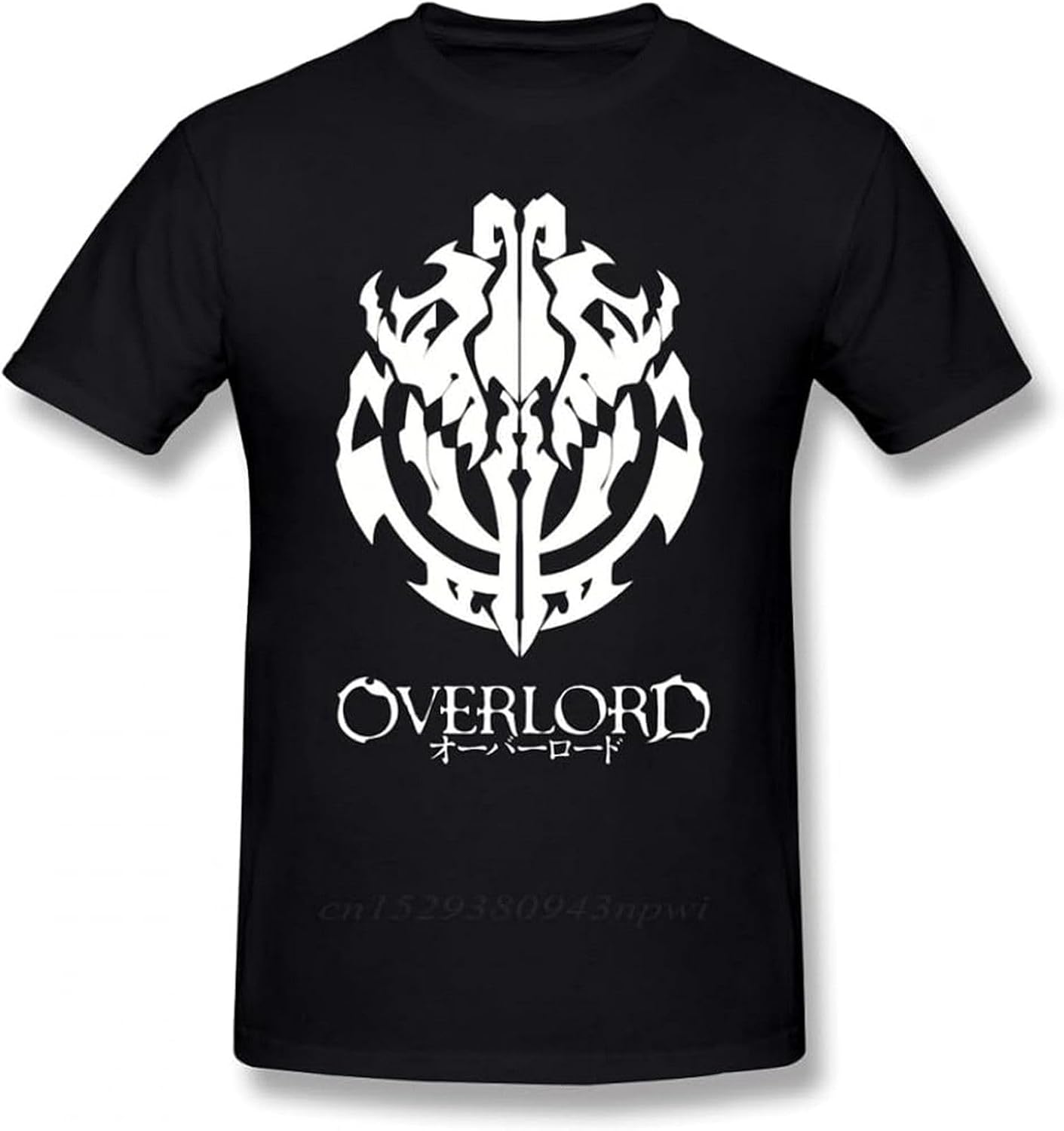 Overlord T Shirt Overlord Anime Guild Emblem Ainz Ooal Gown Men T Shirt M чёрный