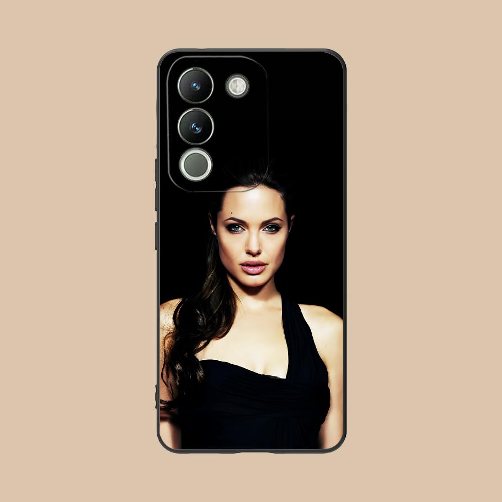 Angel Jolie Matte TPU Mobile Phone Case for VIVO Y77 76 75 74 73 72 58 56 55 51 50 38 36 Y19 Y18 Y03 Y01 5G Colorful Cover