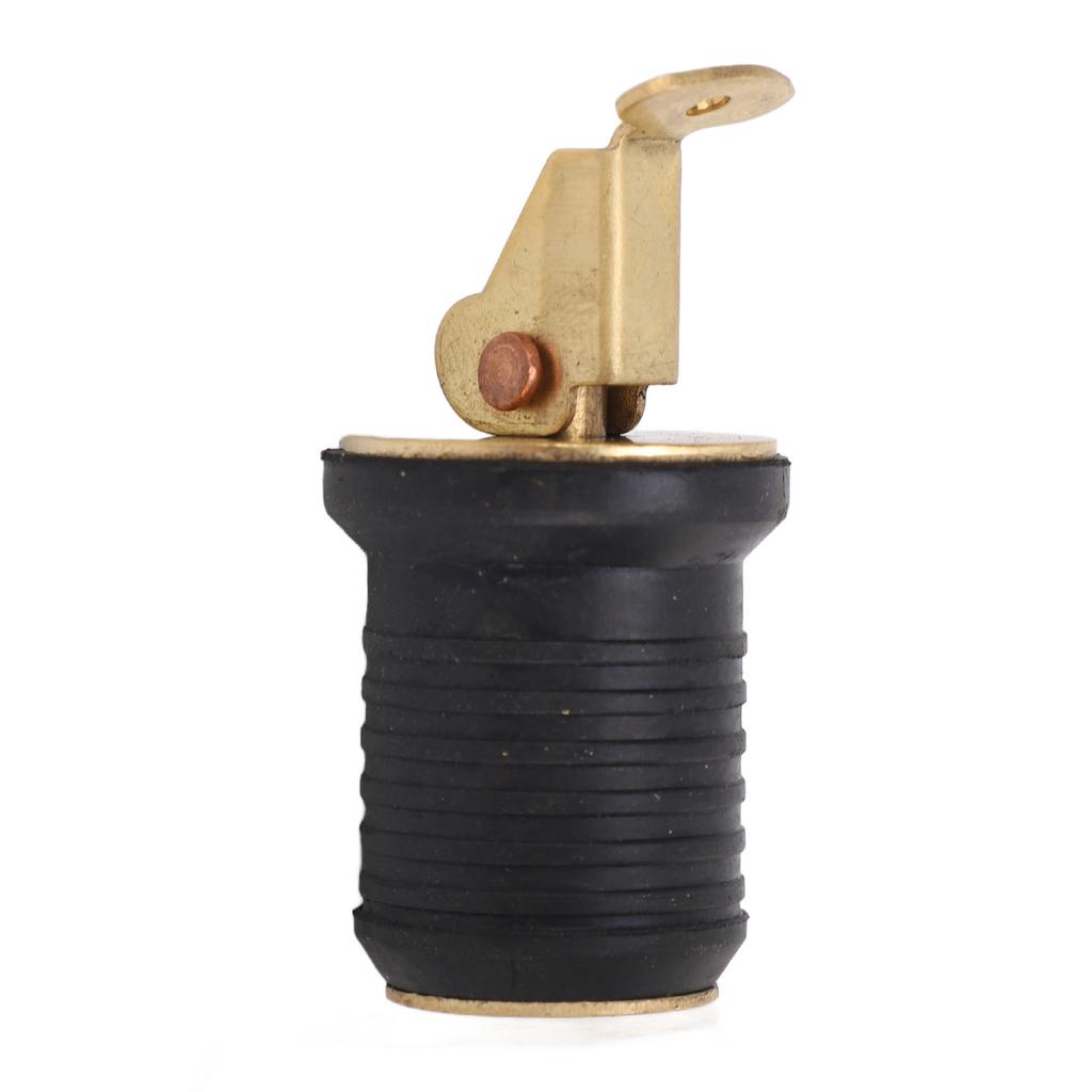 Boat Live Well Plug Brass Livewell Bait Well Drain Plug Tight Sealing Boat Drain Plug Boat Drain Plug for Bilge Beam