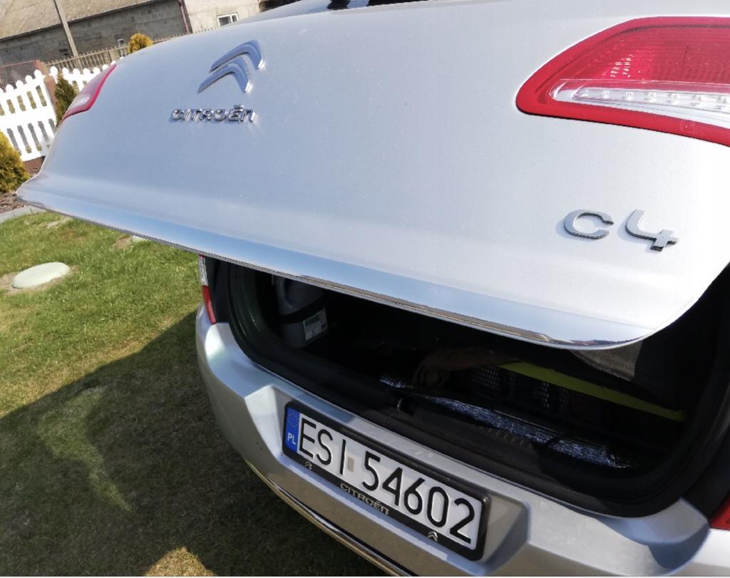 Citroen C4 II B7 - CHROME STRIP Chromed Tailgate