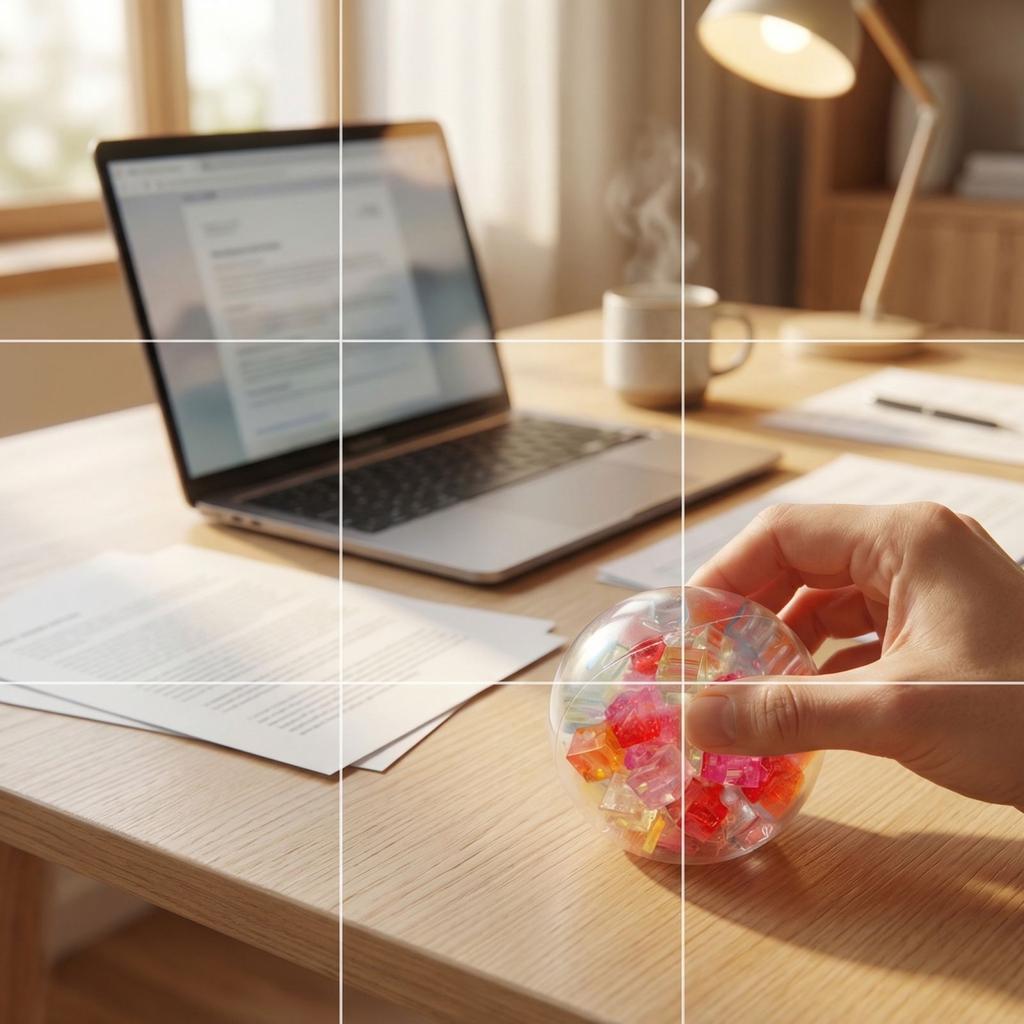 Stressabbauendes Quetschspielzeug, Weiches Gummi-Brötchen