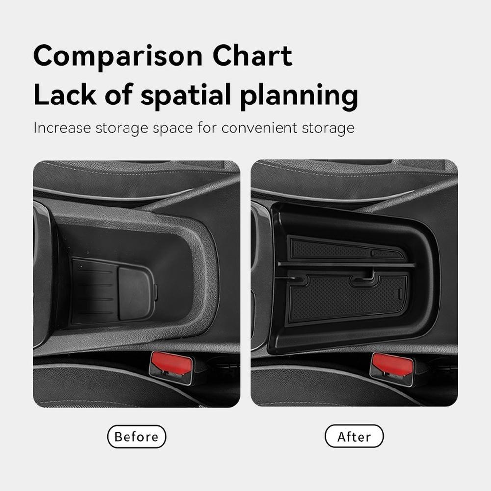 Center Console Tray for Chevrolet For Trailblazer 2025 2025 Made from Waterproof ABS PVC Material with Noise Minimizing Base