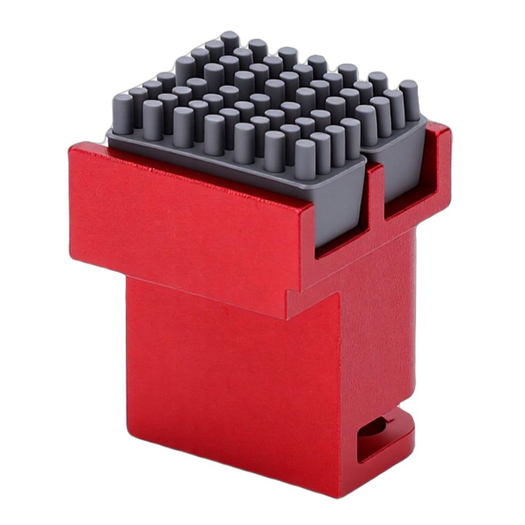 Nozzle Wiper Kit Fit for Bambu Lab P1S P1P 3D Printer All Metal Base and 8 Silicone Brushes